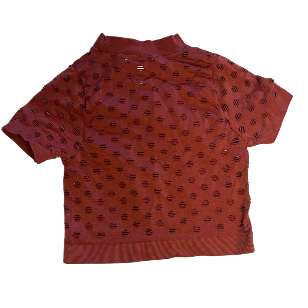 Red/Orange Cutout Crop top